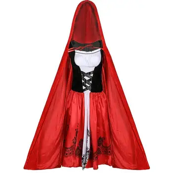 Mažai Raudona Jojimo Hood Kostiumas Suaugusiųjų Cosplay Suknelė Karalienė Mažai Jojimo Hood šalies Raudona Paslaugų Grupė Cosplay Kostiumų Nightcl U9B7