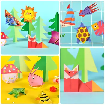 Vaikai Origami Popieriaus-sumažinti vaikų Darželis, Rankų darbo, Medžiagų, Vaikų Dėlionė 