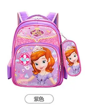 Disney Princesė Mergina Kuprinė Šaldytos Sniego Karalienė Elsa Kuprinę Pagrindinis Studentas Lauko Keliauti Šviesos Saugojimo Vaikų Kuprinės