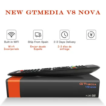 2020 Naujas GTmedia V8 NOVA DVB-S2 Skaitmeninės Palydovinės Imtuvas laivus Ispanija Lenkija Vokietija Naujovinami iki V8 Super dekoderis