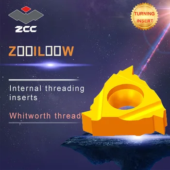 10vnt/daug Z16IL8W-Z16IL19W YBG205 YBG203 originalus ZCC karbido įterpti tekinimo įrankiai cnc karbido threading įdėklai