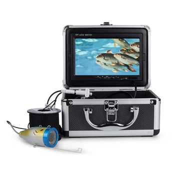 7in Stebėti 20m 30m 1080P Povandeninės Žūklės Vaizdo Kamera Žuvų Ieškiklis su 8G TF Kortelė