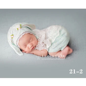 Kūdikių Skrybėlę Variklio Dangčio+Jumpsuits Drabužių Rinkinys Naujagimiui Fotografijos Rekvizitai Kūdikio Fotosesiją Priedai Studija Bebes Photoshoot