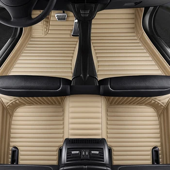 Custom 5 Sėdynės Automobilio Grindų Kilimėlis bmw 5 Serija E39 E60 F10 G30 F90 Gran Turismo F07 5 E39 Touring E61 F11 G31 kilimų alfombra