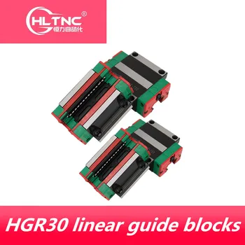 4PCS HGW30CC flang slankiklį blokuoti rungtynės naudoti HGR30 linijinis vadovas, linijinis geležinkelių CNC 
