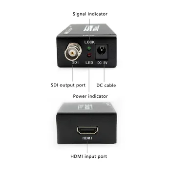Wiistar HDMI SDI Rezultatų Konverteris Paramos 720P ir 1080P (HDMI SDI)