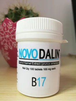 Novodalin Vitaminas B17 Amygdalin 100MG/500MG100 vnt Kelią C a ncer