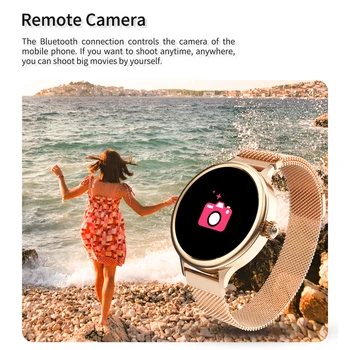 ESEED 2020 EM4 smart watch moterys 1.1 colių full touch ekranas Multi žiūrėti veido Sporto Nuotolinės Kameros, Ryšio pranešimą priminimas smartwatch