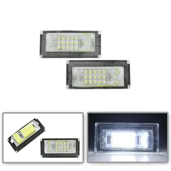2VNT LED Licenciją Plokštelės Šviesos MINI Cooper Gen1 R50, R52, R53 2002-2006 m.