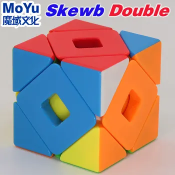 Magijos kubo galvosūkį MoYu MeiLong Nerijos Dvigubai cubo ribic galvosūkiai twist dovanos game cube švietimo žaislai