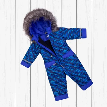 Arkties vaikams/kombinezonai (membrana/Žiemos) mėlyna. Straipsnis (00030) kūdikių drabužiai darbo drabužiai vaikams, kūdikių striukės
