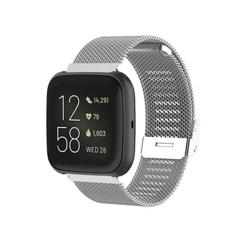 Nerūdijančio Plieno Juosta Fitbit Versa 2 Dirželis Metalo Riešo Apyrankę, juostą fitbit Stichijos lite / versa Smart Watch Priedai