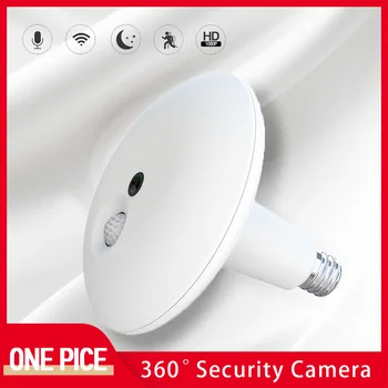 VIENAS PICE Namų 360° Saugumas Wifi, Kamera 3MP 1536P HD Naktinio Matymo dvipusis balso IP Kamera, Panoraminis Lemputė Vaizdo Stebėjimo A12