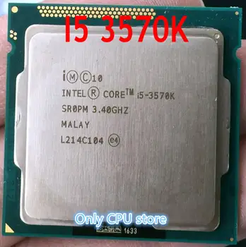 Nemokamas pristatymas I5-3570K I5 3570K 3.4 GHz LGA 1155 22nm 77W quad Core CPU Desktop Procesorius scrattered vienetų