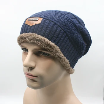 Žiemos naujas ženklinimo mezgimo cap plus aksomo bžūp žiemos lauko gobtuvu bžūp slidinėjimo šiltą kepurę nemokamas pristatymas m1505