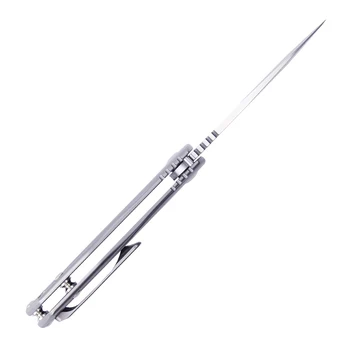 Kizer mini sulankstomas peilis KI3469S2 Negilių medžioklės peilis su titano rankena peilis kempingas medžioklė