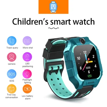 Vaikai Smart Žiūrėti Vaikams Saugaus Kamera SIM Skambučių Kūdikių LBS SOS Laikrodis Žadintuvas Vandeniui Vaikui Dovana GPS