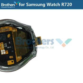 Originalus Samsung Žiūrėti Pavarų S2 R720 SM-R720 LCD Ekranas LCD Ekranas su Rėmu Samusng R720 Jutiklinis Ekranas skaitmeninis keitiklis Bandymas