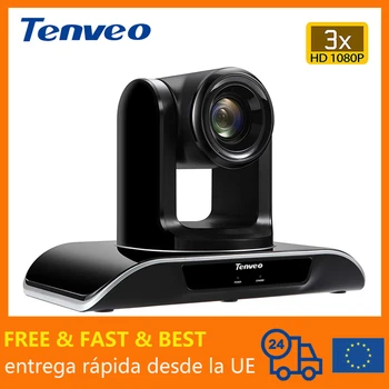 [ES Akcijų] LAISVAS MOKESČIŲ Tenveo Pasukti Ekraną Ptz Vaizdo Kameros VHD3U 3X Optinis Priartinimas, Vaizdo Konferencijos, vaizdo Kamera HD 1080p USB Išėjimas
