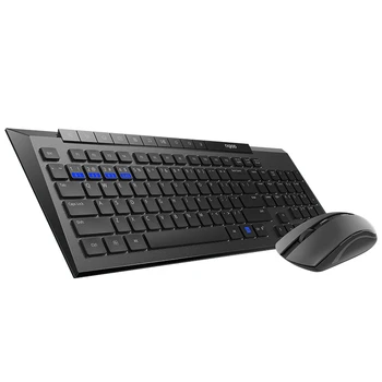 Naujas Rapoo X336M Multi-mode Silent Wireless Keyboard Mouse Combo 
