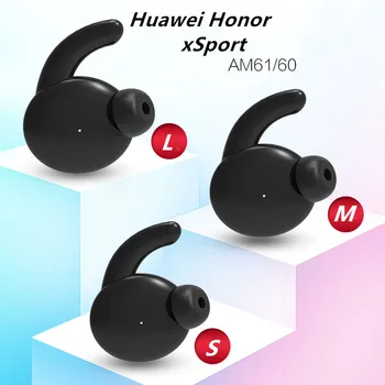 12 Porų Silikono Ausies pumpurai Kablys Eartips Anti-slip Ausies patarimai Huawei Honor xSport AM61 AM60 