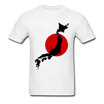 Vėliavos Japonijos Žemėlapyje, Grafinio Tees Hipster Ateina Vyrai Tees Geriausia Gimtadienio T Shirts 