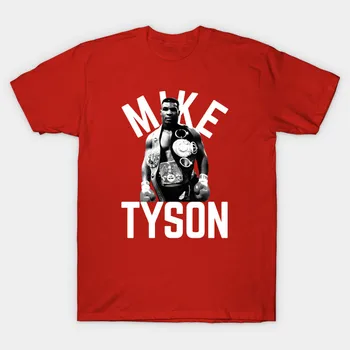 Mike Tyson Bokso Legenda vyriški Marškinėliai Medvilnės O-Kaklo trumpomis Rankovėmis Marškinėliai Naujas Dydis S-3XL
