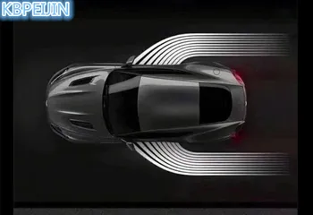 Sveiki Lempa Projektoriui Automobilio LED Automobilių Angelas Sparnų Durų Įspėjamasis Šviesos Chrysler 300c 300 sebring pt cruiser miesto 300m priedai