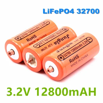 Originalus prekių 32700 12800mAh 3.2 V Lifepo4 Akumuliatorius Profesinės Ličio Geležies Fosfato Baterijos Energijos su Varžtu