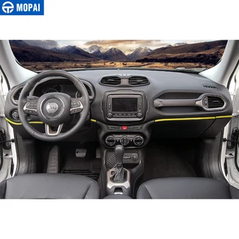 MOPAI ABS 4 Vnt Automobilių Vidaus reikalų Centrinės Kontrolės Atgal galiniu langu Apdailos Lipdukai 