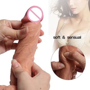 Tikroviškas dildo gode enorme moterų žaislai 7/8 colio didžiulis silikono varpos juguetes sexuales para la mujer varpos realistico consolador