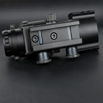 4x32 Acog Riflescope 20mm Suderinta Reflex Optika taikymo Sritis Taktinis Žvilgsnio Pistoletas, Šautuvas Airsoft Snaiperis didinamasis stiklas oriniams