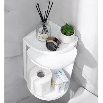 Kūrybos vonios kampe lentynos, virtuvė, vonios kambarys sukasi gauna stovas skalbimo lentelė trikampio apdailos stelažo lentynos organizatorius