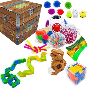 Naujas Fidget Žaislai Anti Stresas Žaislų Rinkinys Tampri, Stygos Akių Marmuro Paramos Dovana Suaugusiems Mergina Vaikų Jutimo Įtempių Žaislai