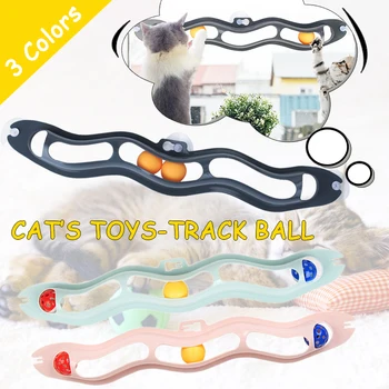 Augintiniai Kačių Žaislai Interaktyvus Track Ball Žaislas Katė Langą siurbtukas Stiklo Plastiko Gyvis Įdomus Katės Žaidimas Žvalgybos Žaislas katžolių Kamuoliai