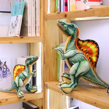 Karšto 40-100cm Naujas Dinozauras, Pliušiniai Žaislai iškamša Dragon Lėlės Spinosaurus Žaislai Vaikams Tikroviška Pagalvę Vaikams Gimtadienio Dovana