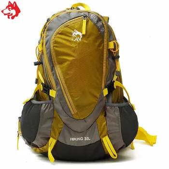 30L lauko kempingas, žygiai kuprinė kinijos kokybės Raudona/Geltona/Žalia nuotykių sporto male & female laipiojimo, alpinizmo krepšys