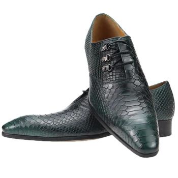 Vyrų batų 2020 vestuvių batų didelis dydis 47 Originali Brock batų Nėrinių Karvės odos sapato suknelė office bateliai vyrai spausdinti
