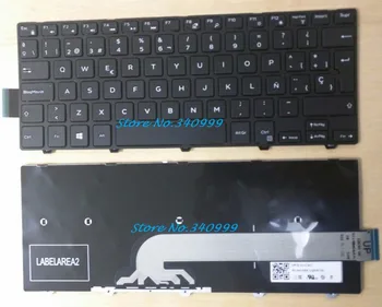 Nemokamas pristatymas Naujos nešiojamojo kompiuterio klaviatūra Dell Inspiron 14-3000 Serie 3441 3442 3443 3451 3458 NR. APŠVIETIMU lotynų ispanų Teclado