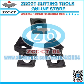 10vnt ZCC įrankiai YBC252 CCMT09T304-HM CCMT CCMT09 CCMT09T304 ZCC Karbido CNC pjovimo įrankis pjovimo mašinos plokštė paramos dalis