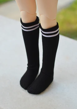 BJD doll suknelė tinka 1/3 1/4 MSD dėdė juodos elastinės kojinės/vienodas kojines/futbolo kojinės lėlės priedai