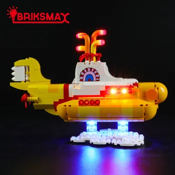 BriksMax Led Šviesos Rinkinys 21306 Idėjų Serijos Geltona Sub jūros Žaislai
