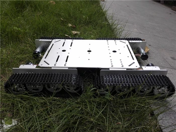 Metalo Robotas Bakas, Važiuoklė Dainos Caterpillar Pedrail Važiuoklės 4 Motorinis 