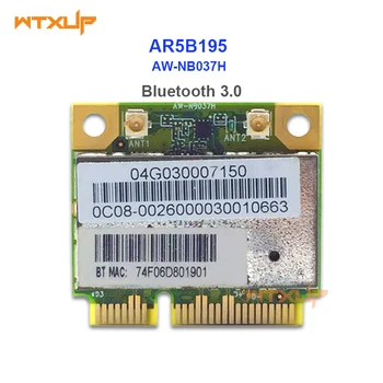 Atheros AR5B195 už AzureWave AW-NB037H pusę MINI PCI-E Wifi 150Mbps + Buletooth 3.0 Tinklo plokštė
