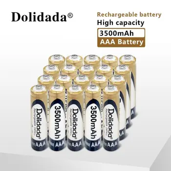 AAA1.2v NIMH Baterijos 3500mah Įkraunamos Baterijos ni-mh baterijos AAA baterijos įkrovimo Nuotolinio Valdymo Žaislas