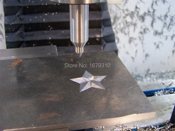Diamond vilkite cutting machine už CNC naudoti metalo graviravimas tiek D3mm 120 laipsnių graverio 2vnt/daug
