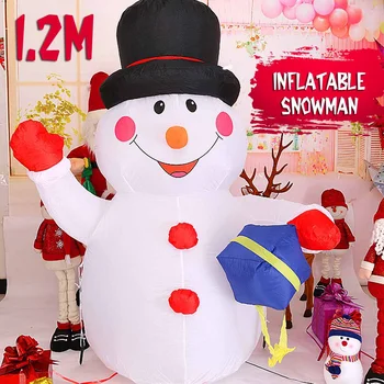 1.2 1.8 m Dekoro Pav LED Oru Pripučiamos Ramentus Santa Sniego Senis Su Sodo Pūstuvas Lauko Išdėstymas Kalėdų Klasikinis Žaislai