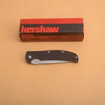 Kershaw 3410 sulankstomas peilis 8cr13 ašmenys G10 rankena kišenėje lauko kempingas medžioklės peilis Taktinis Naudingumas Išgyvenimo peiliai EDC įrankis