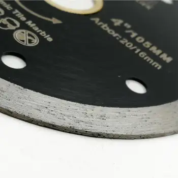 SHDIATOOL 5vnt 105mm Karšto spaudimo Plonas ir Toliau ratlankio deimantiniai pjovimo geležtės kietos medžiagos Keraminių plytelių Pjovimo disko chip-nemokamai