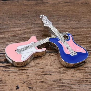 Metalo gitara pendrive vandeniui mados Gitara usb flash drive128GB 256 GB 